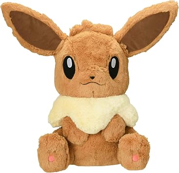 Pokemon Center Original Plush Eevee 18.1 x 18.1 x 14.2 inches 46 x 46 x 36 cm
