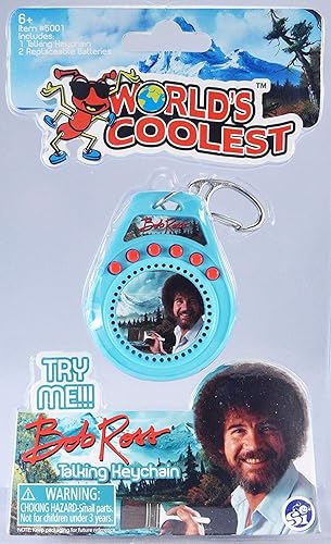 World's Coolest Bob Ross - Llavero parlante