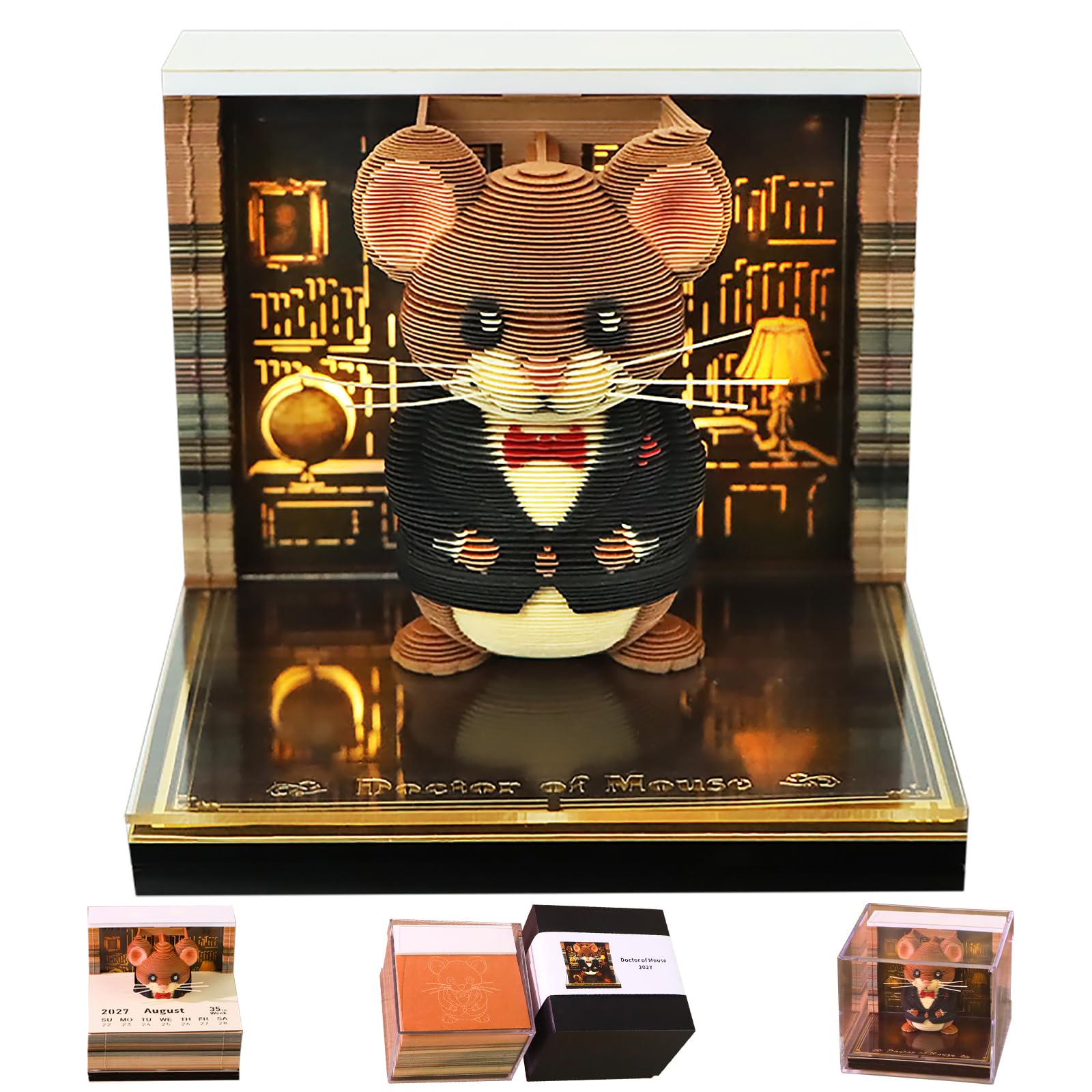 3D Calendar 2027 (Mr. Mouse)