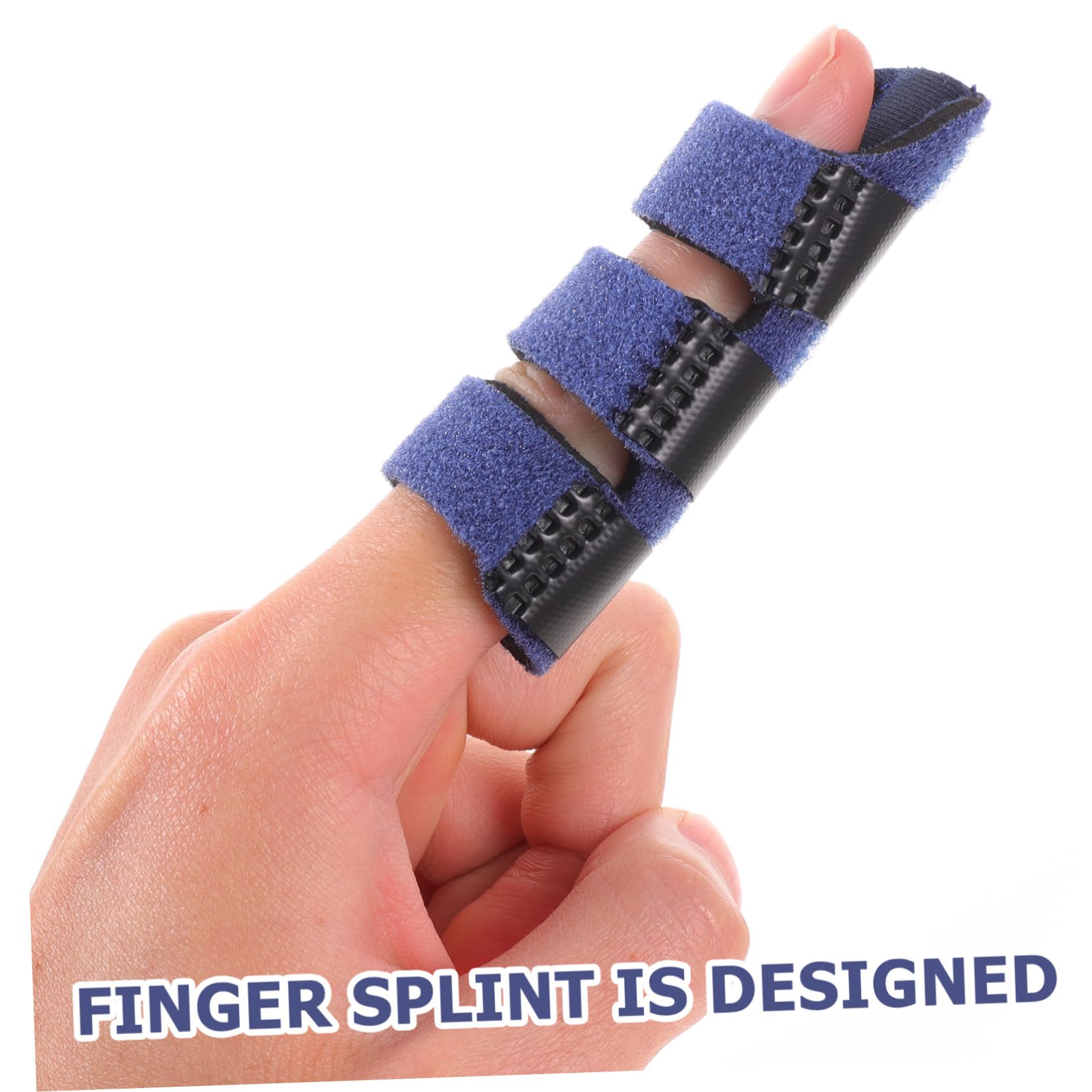 NIYANGLE 2pcs Finger Splint Finger Support for Sprains Injuries Breathable Material for Relief Comfortable Fit for Night Use Daily Wear
