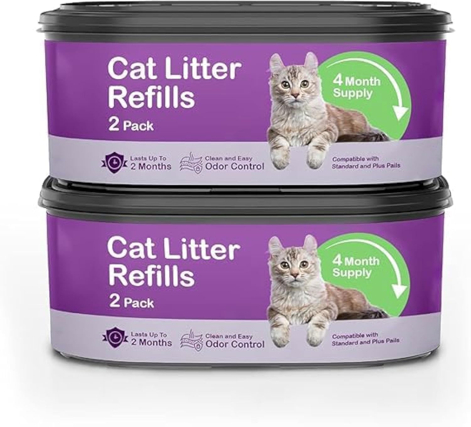 Artfully Genie Cat Litter Refills Compatible with Genie Cat Litter Refills. 2 Pack