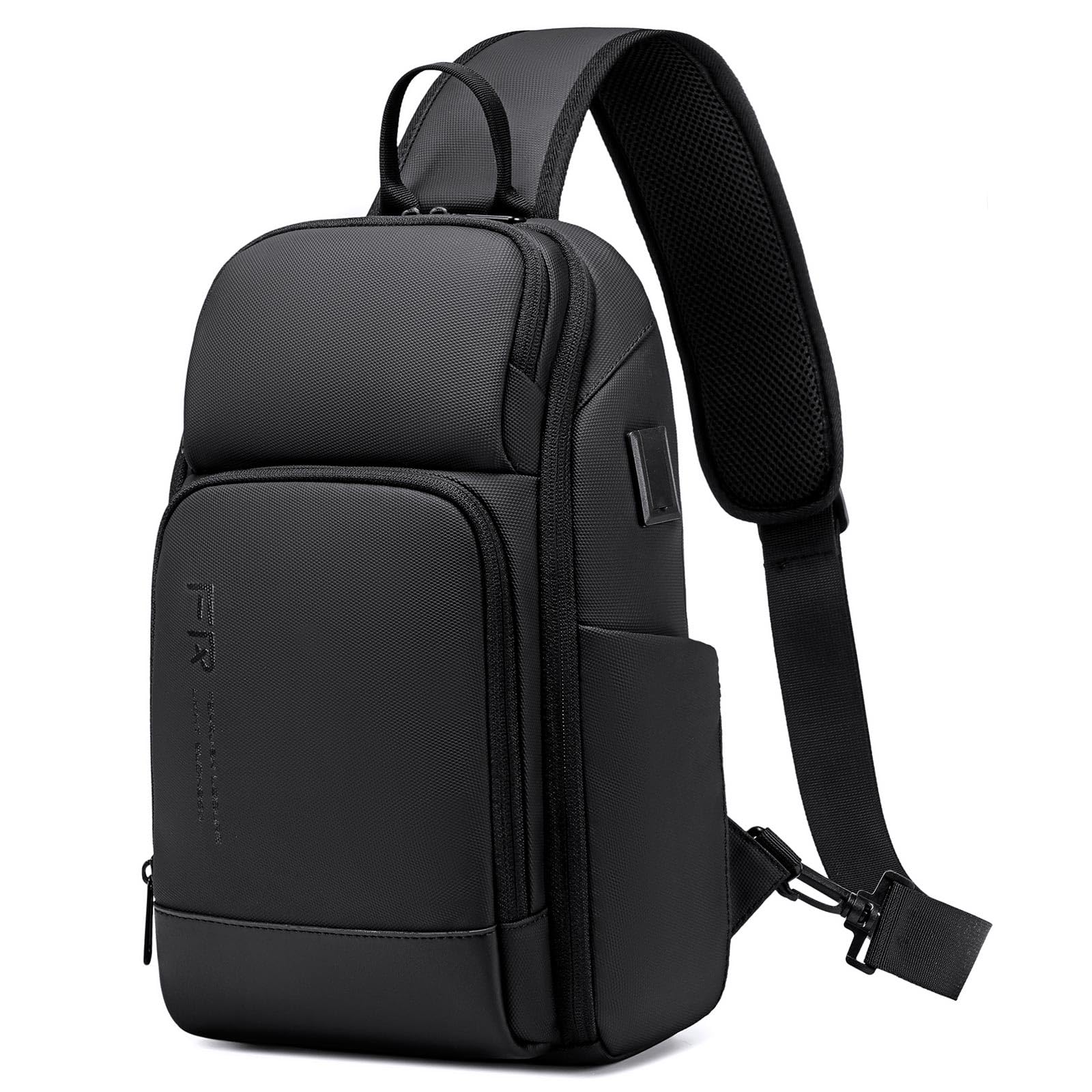 FENRUIEN Crossbody Sling Bag for Men Water Resistant One Shoulder Backpack Side Bag for Travel