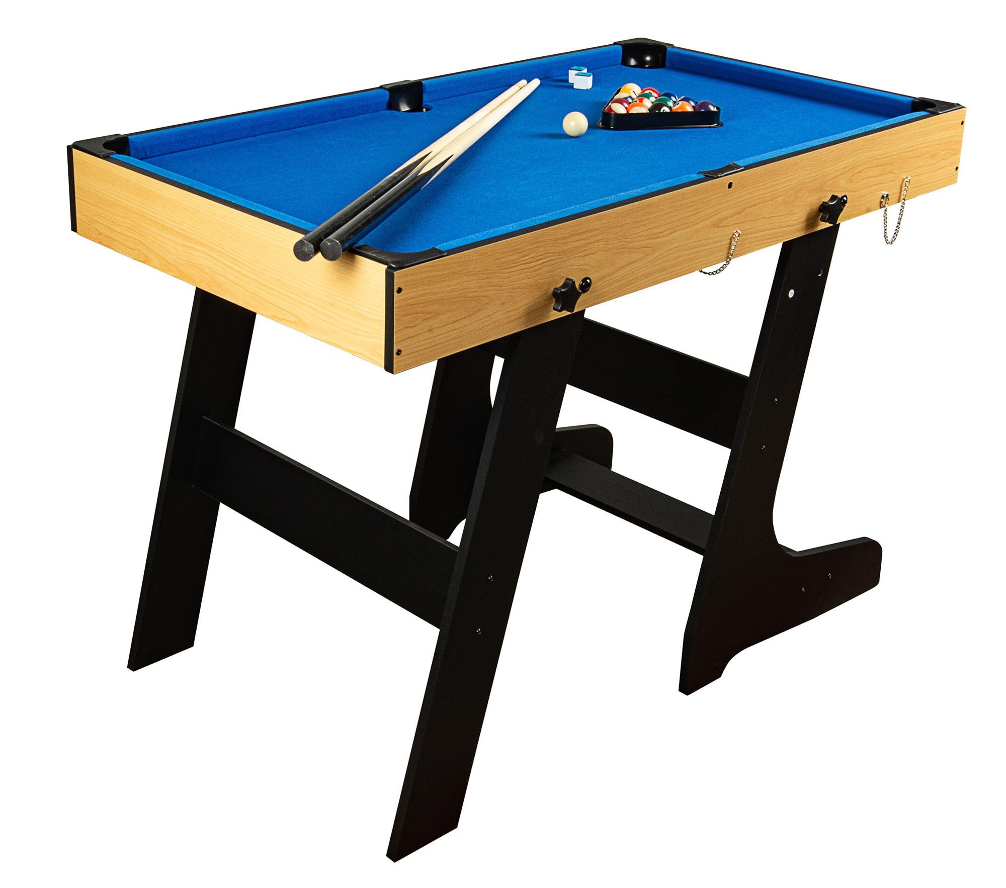 Leomark Multifunktionaler Spieltisch aus Holz /15-in-1/ Tischfußball, Billard, Tischtennis und mehr – Komplettes Spielset für die ganze Familie Kinder Höhe: 82 cm
