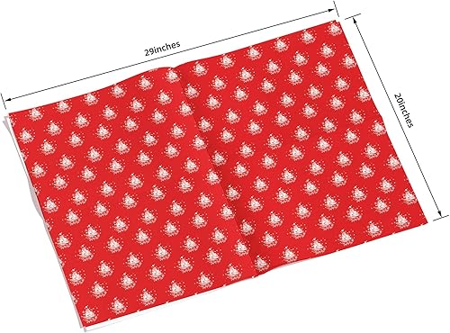 Miniatura 7 de Ulmasinn Papel de regalo de Navidad para niños, niñas, niños, rosa, rojo, verde con lindo Papá Noel, galletas de caramelo de árbol de Navidad y