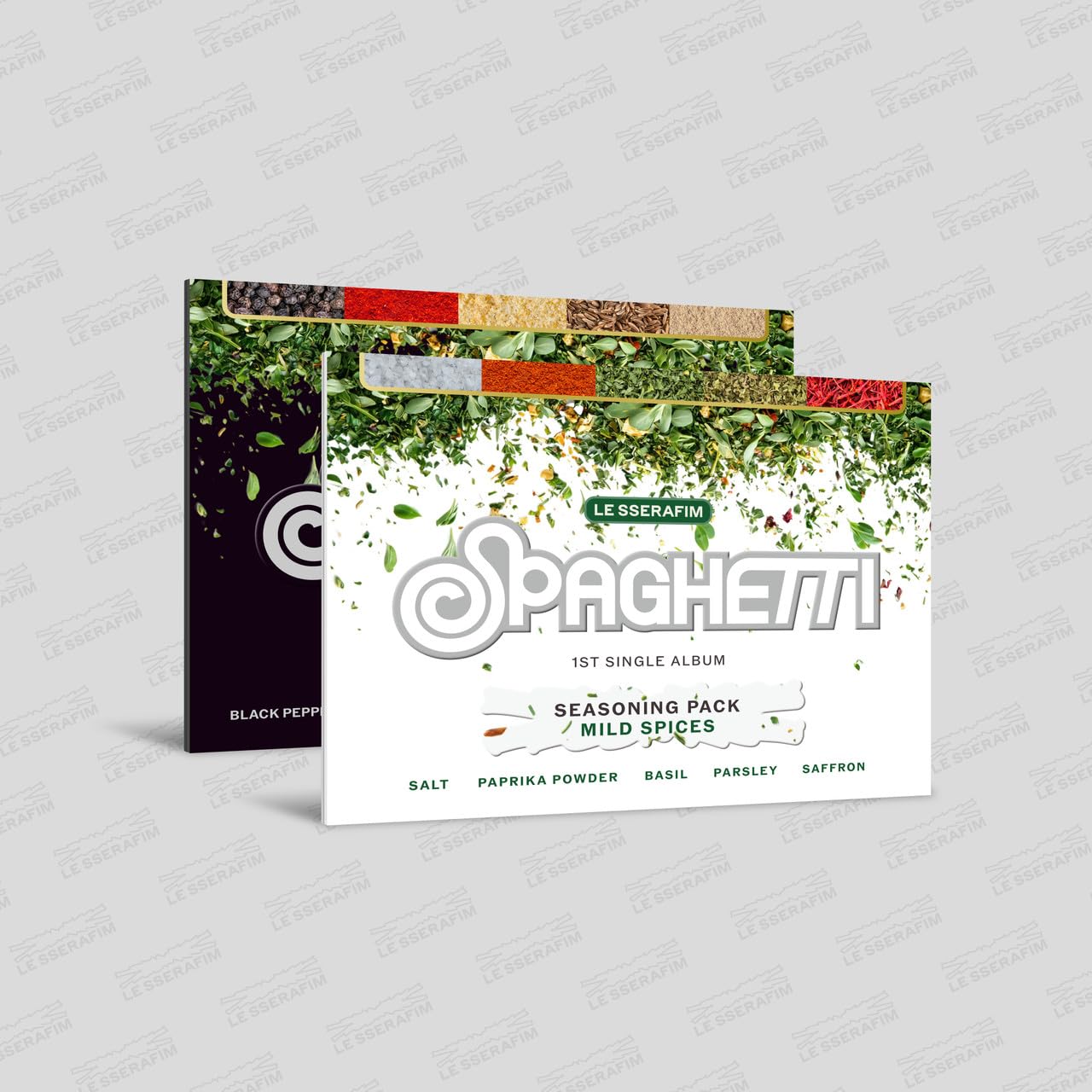 Kpop Merch LE SSERAFIM 1st Single Album SPAGHETTI Weverse Albums