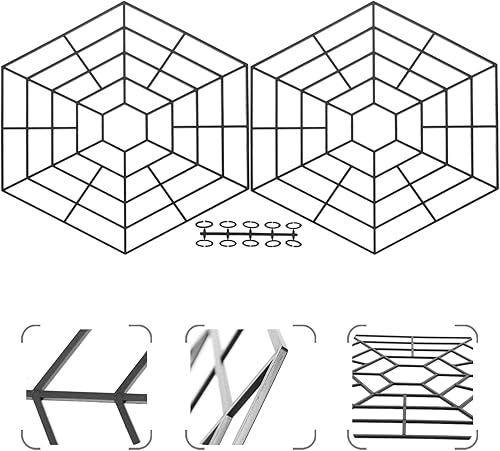 Miniatura 9 de Protectores de estanque, paquete de 10 unidades, red protectora de estanque, protector de peces, garza flotante con 30 conectores