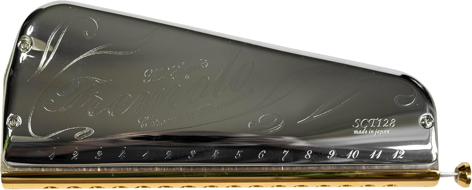 Suzuki SCT-128 Tremolo Chromatic Professional 16-Hole Chromatic Harmonica