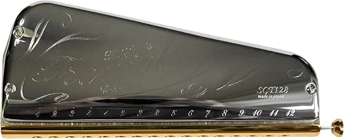Suzuki SCT-128 Tremolo Chromatic Professional 16-Hole Chromatic Harmonica