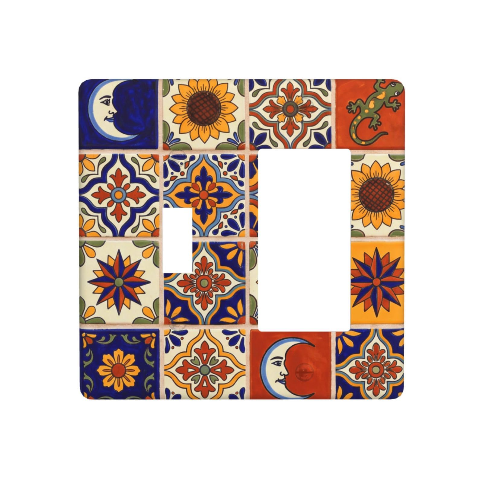 Colorful Talavera Tile Wall Plates - Home Decor -1