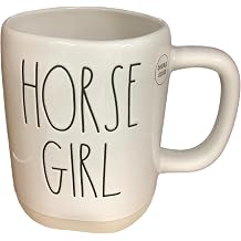 Rae Dunn by Magenta Ceramic Coffee Tea Mug - Horse Themed Horse Girl