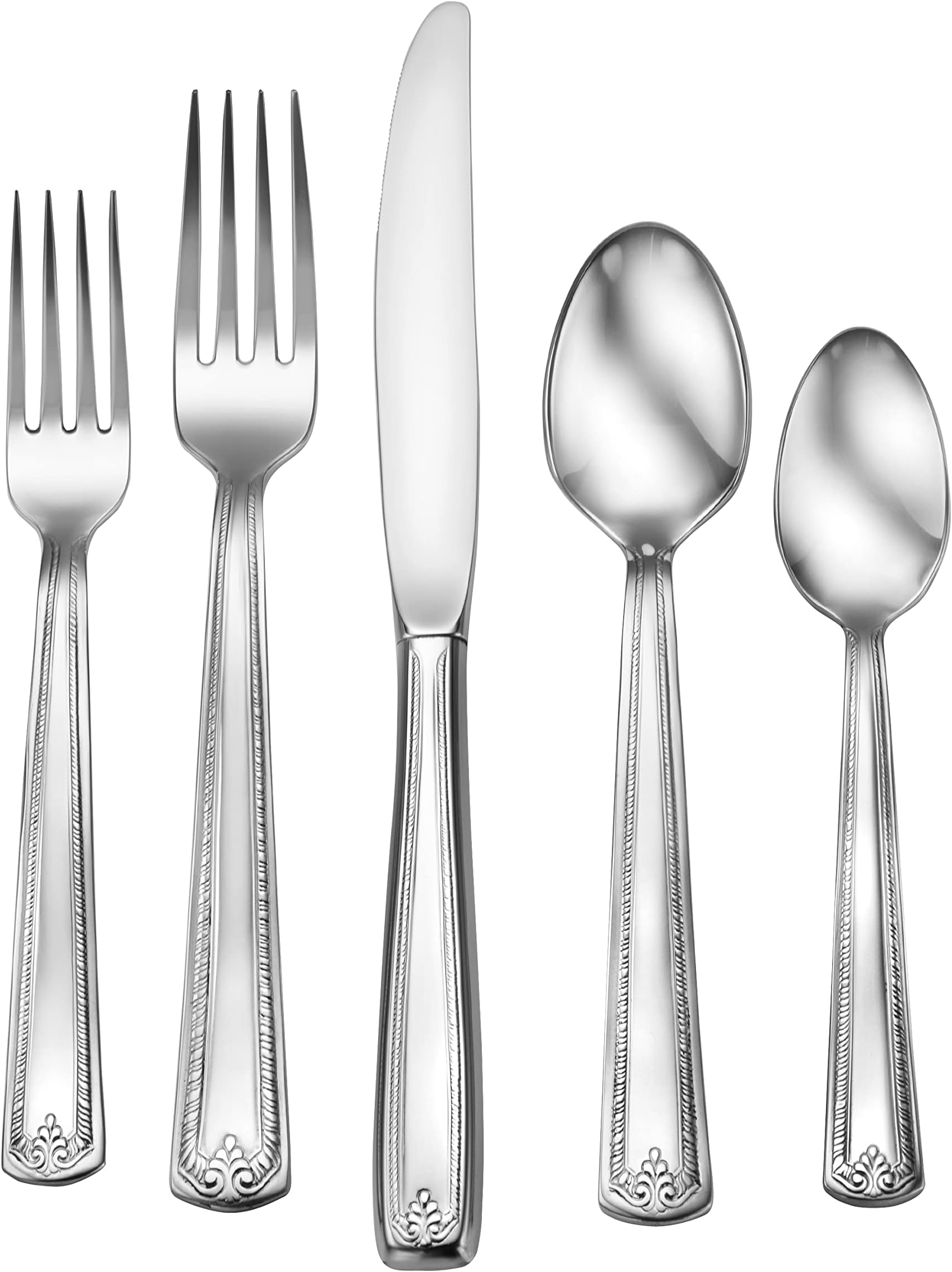 Prestige 20 Piece Set service for 4 Flatware Made in USA 18/10 stainless steel