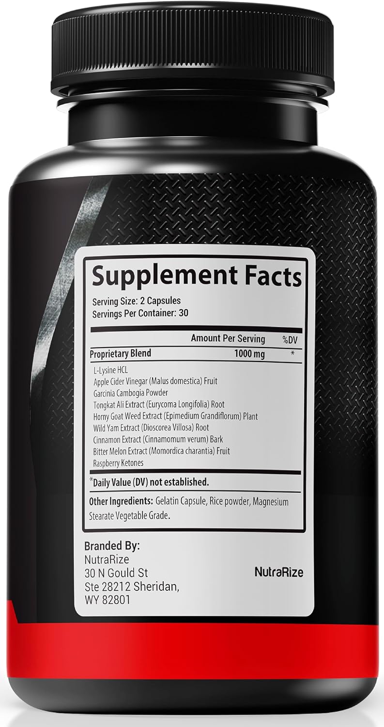 NutraRize Supremex Pills - Supreme Formula for Men, All-Natural Support Capsules to Maintain Male Performance and Overall Wellbeing, Official Supreme X Pastillas Reviews (60 Capsules)