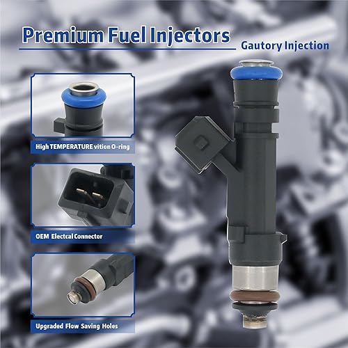 Miniatura 4 de 0280158205 Boquilla de inyector de combustible compatible con Chevy Cruze Eco LT LTZ 2011-2015 Buick Encore 2013-2021 Chevy Sonic 2012-2020 Chevy