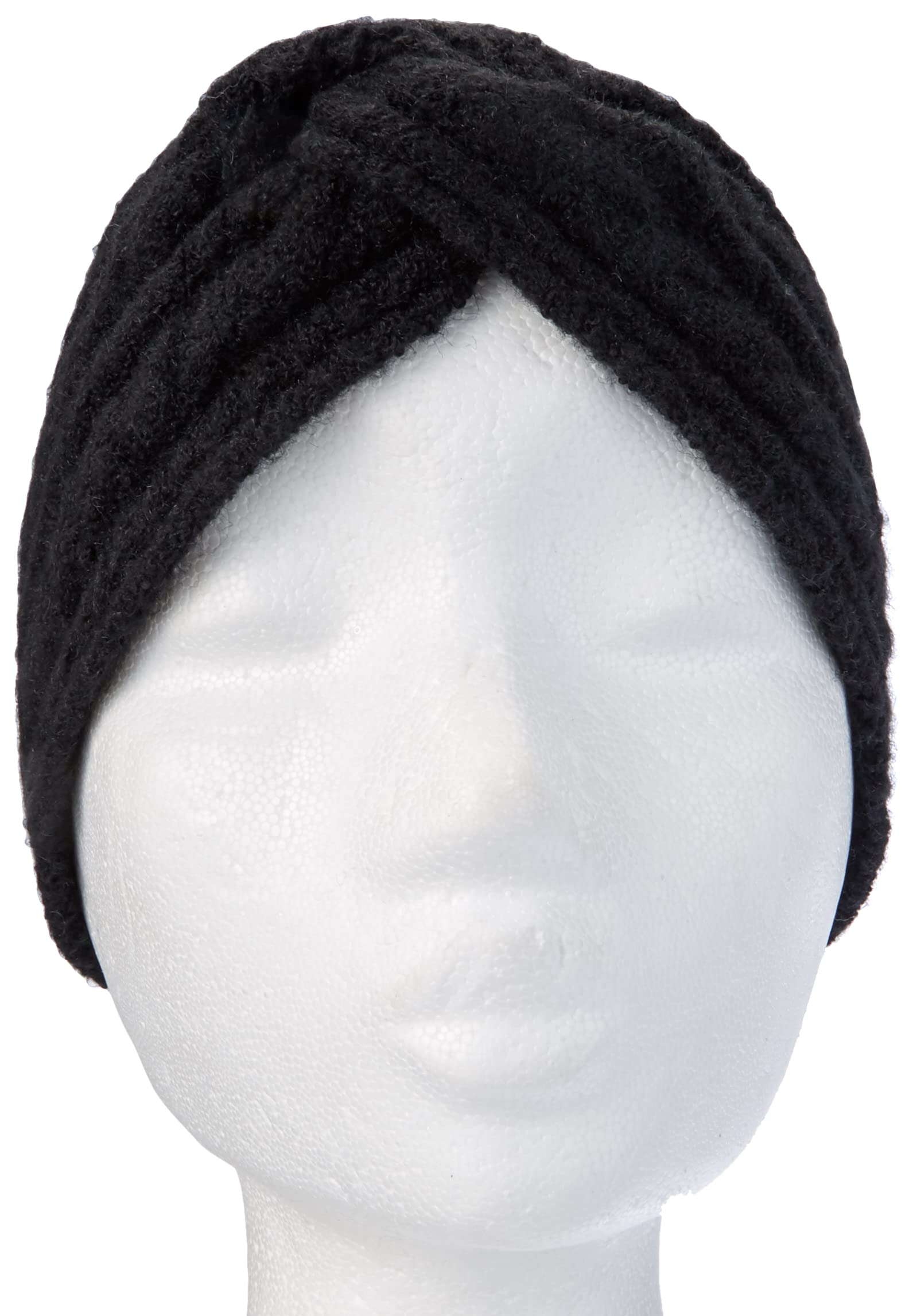 Only Women's ONLSALLY LIFE CABLE KNIT HEADBAND Headwear, Black, One Size - Image 4
