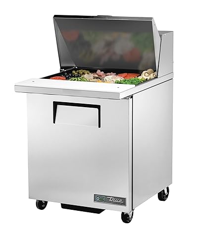 True TSSU-27-12M-C-HC Commercial Cold Food Prep Table with Hydrocarbon Refrigerant,