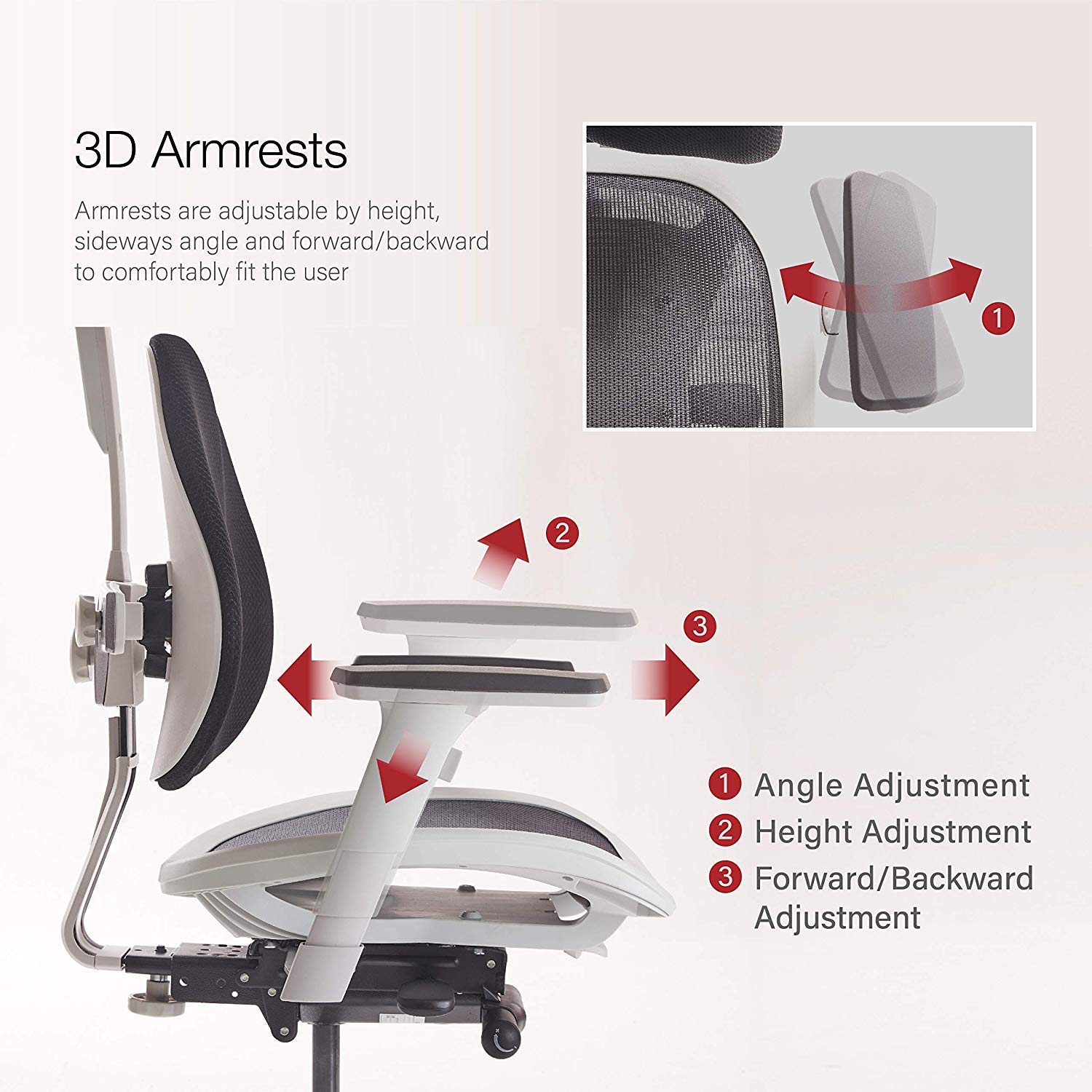 【DUOREST Alpha】 DualBack Home Office Desk Chairs Ergonomic Office