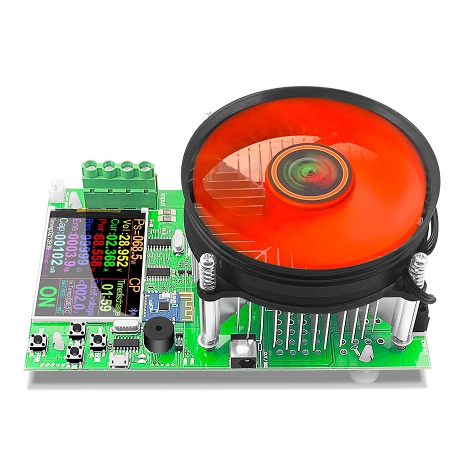 Tester di capacità della Batteria da 150 W e 20 A, Tester USB CC a 4 Fili, Monitor di scarica al Litio elettronico, Alimentatore con App for PC