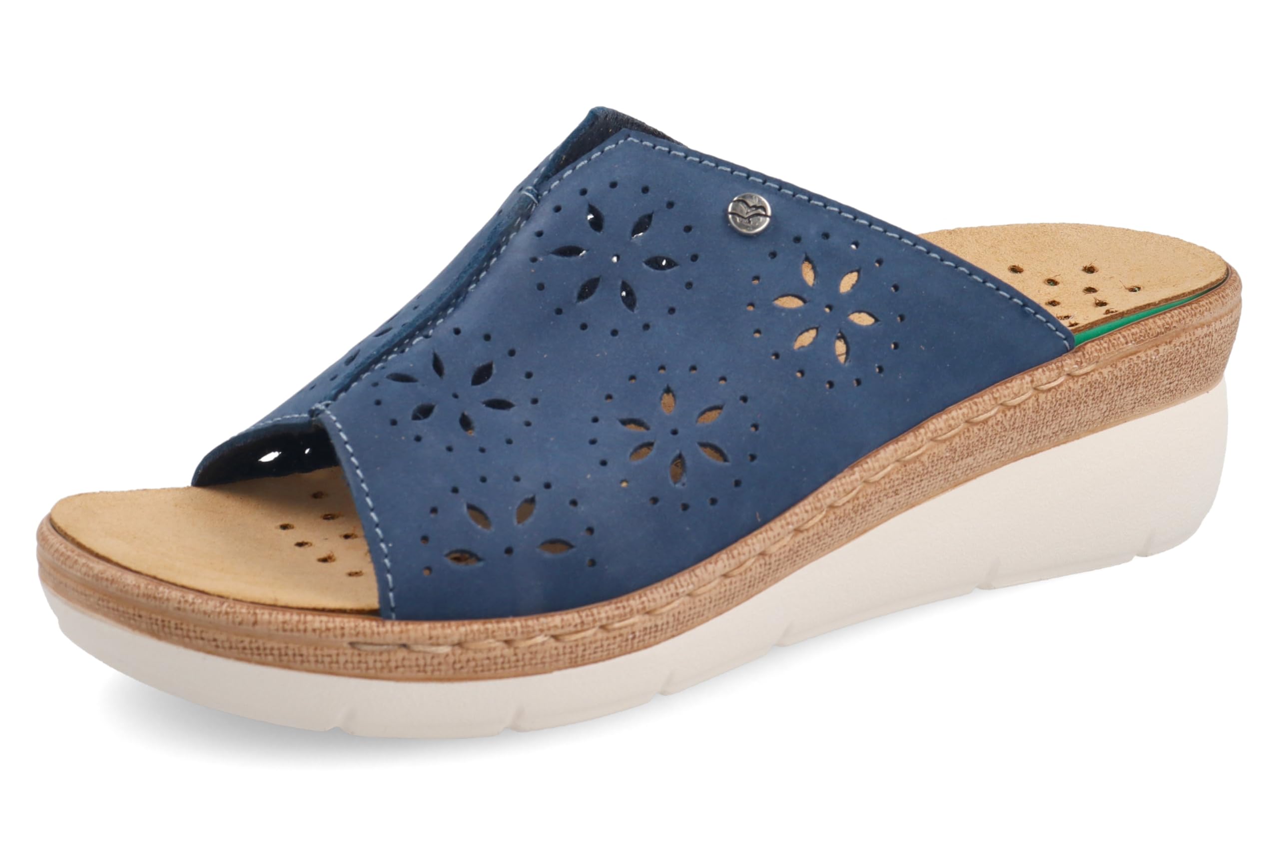 Fly Flot Ciabatte Donna Fori Traspiranti, Sottopiede Estraibile in Pelle, Sandali
