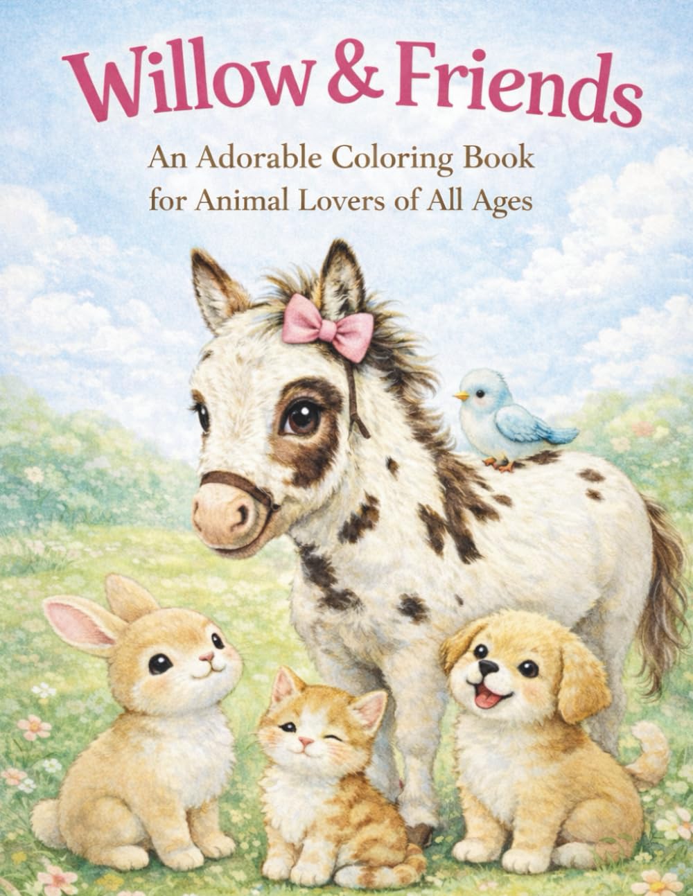 Willow & Friends: An Adorable Coloring Book for Animal Lovers of All Ages