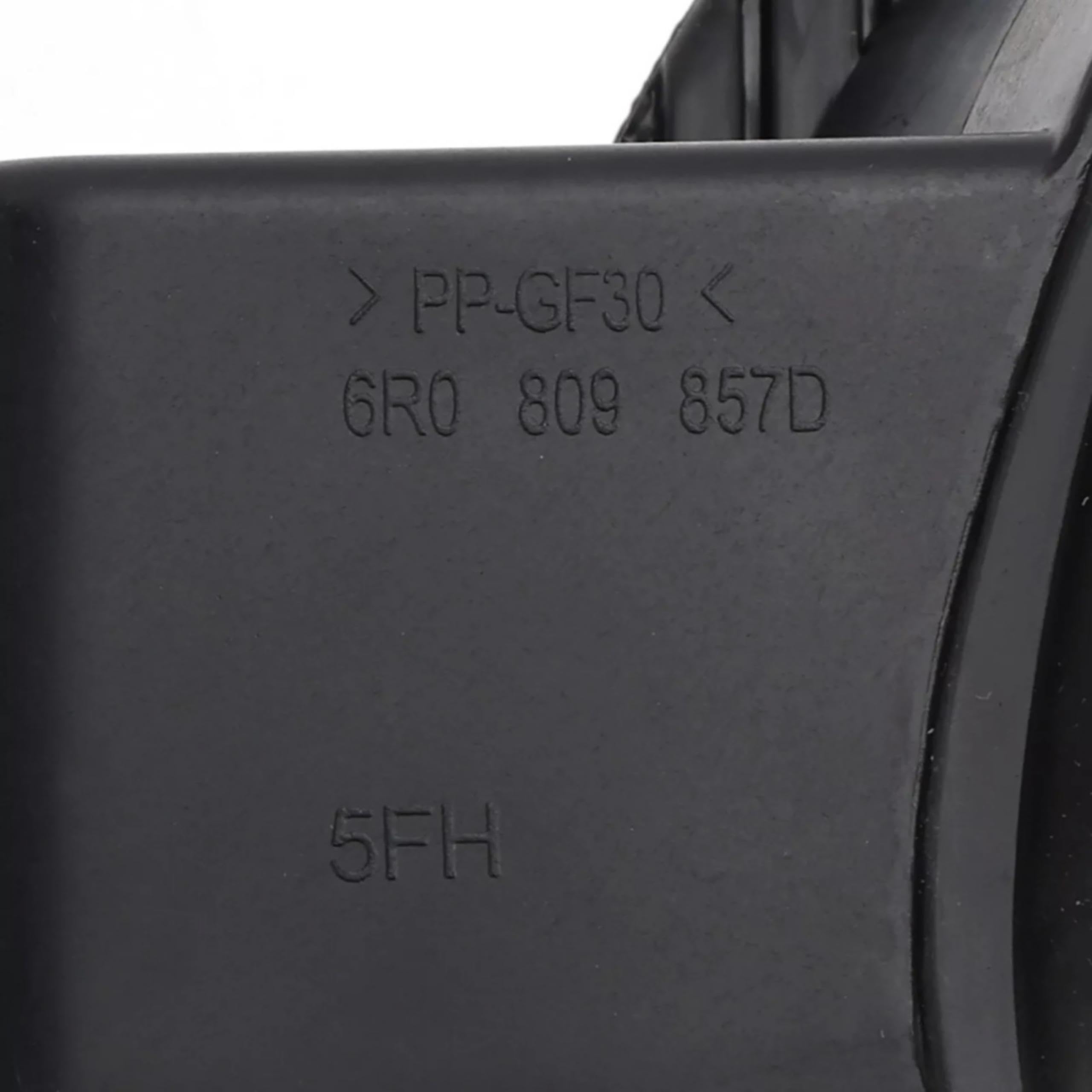 Tappo del coperchio del serbatoio del carburante, per VW, per Polo 2011 2012 2013 2014 2015 2016 2017, 6R0809857 6R0809857D 6R0809857L 6R0809857M 6R0809857H (Nero)