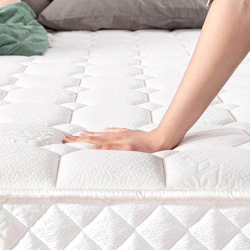 Miniatura 30 de Best Price Mattress Colchón híbrido de 10 pulgadas, parte superior ajustada, espuma de apoyo, bobinas en bolsillos, espumas y tela seguras