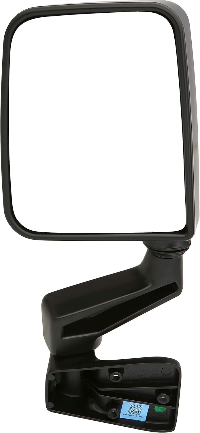 Dependable Direct Right Passenger Side Black Non-Heated Folding Door Mirror Compatible with Jeep Wrangler (1994 1995 1996 1997 1998 1999 2000 2001 2002) - CH1321296