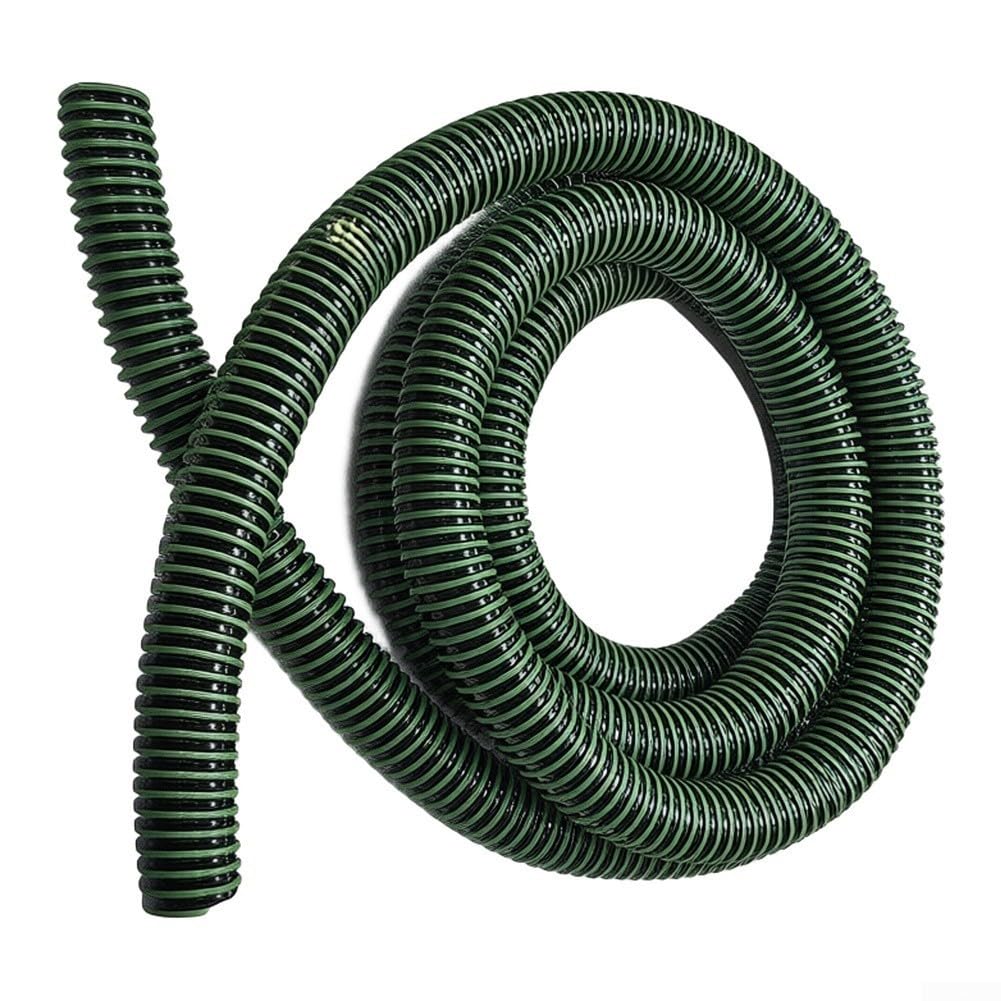 Tubo flessibile per aspirapolvere in ABS verde, 5 m, resistente (5 m)