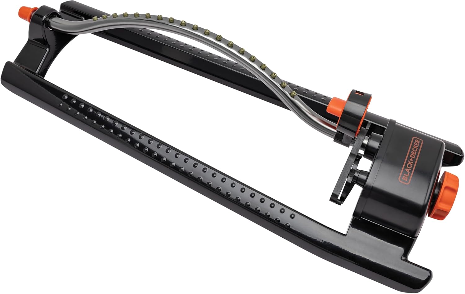 Black + Decker® 3,600 Sq Ft Metal Oscillating Sprinkler – Durable, Adjustable, Even-Coverage Watering BD3435