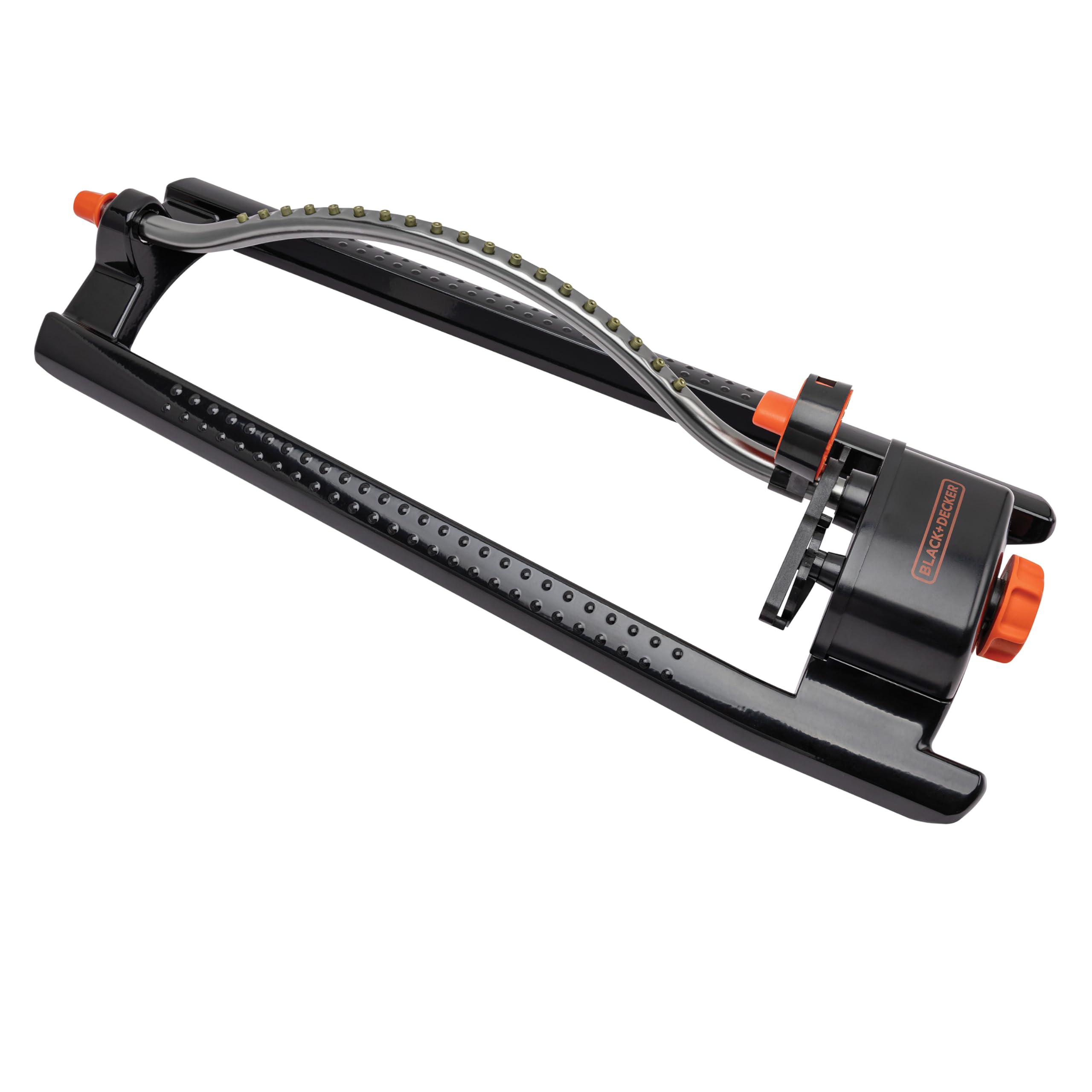 Black + Decker® - Irrigatore oscillante in metallo da 3,600 mq, durevole, regolabile, copertura uniforme BD3435