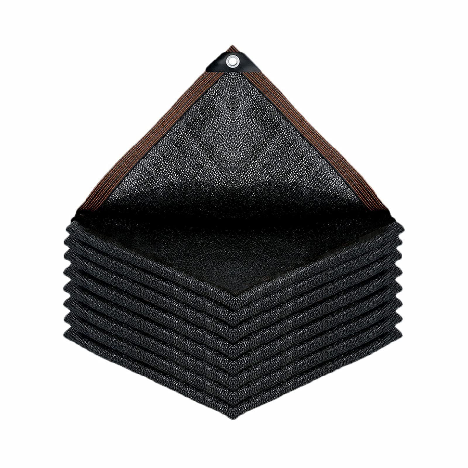 Baldacchino in rete resistente ai raggi UV, 10 occhielli 75% -80% protezione UV, ideale per serre, fienili, cucce per cani, copertura ombreggiante durevole (4 m x 7 m)