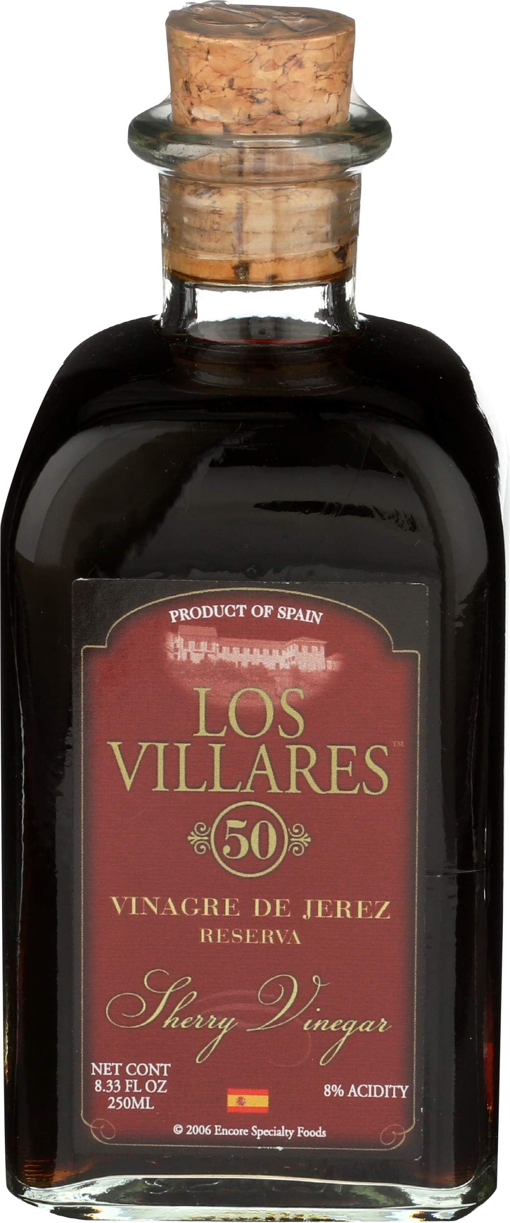 LOS VILLARES 50 Yr Sherry Vinegar, 8.33 FZ