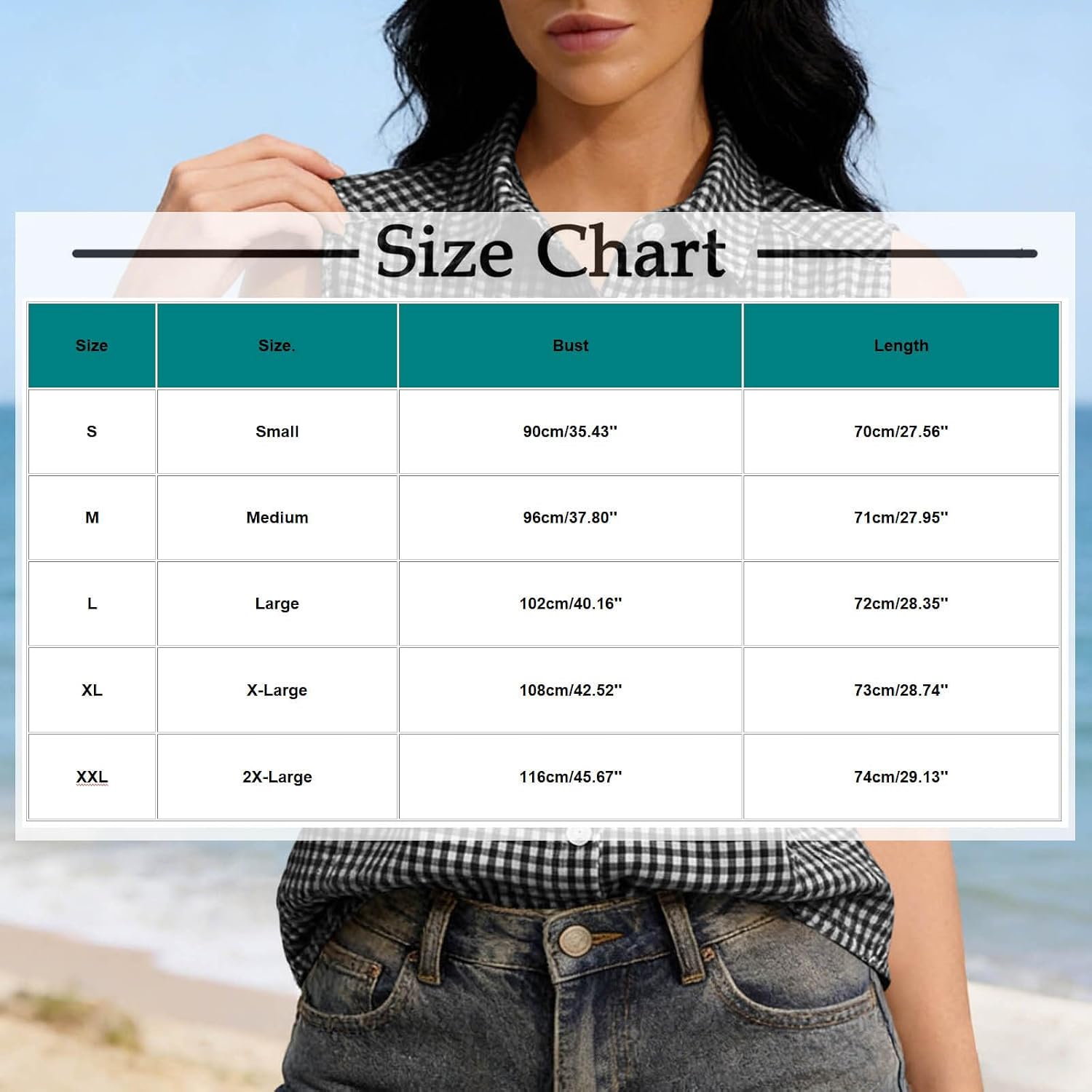 Women Sleeveless Button Down Shirts Plaid Casual Collared Tank Top Summer Vacation Blouses Comfy Work Office Outfit