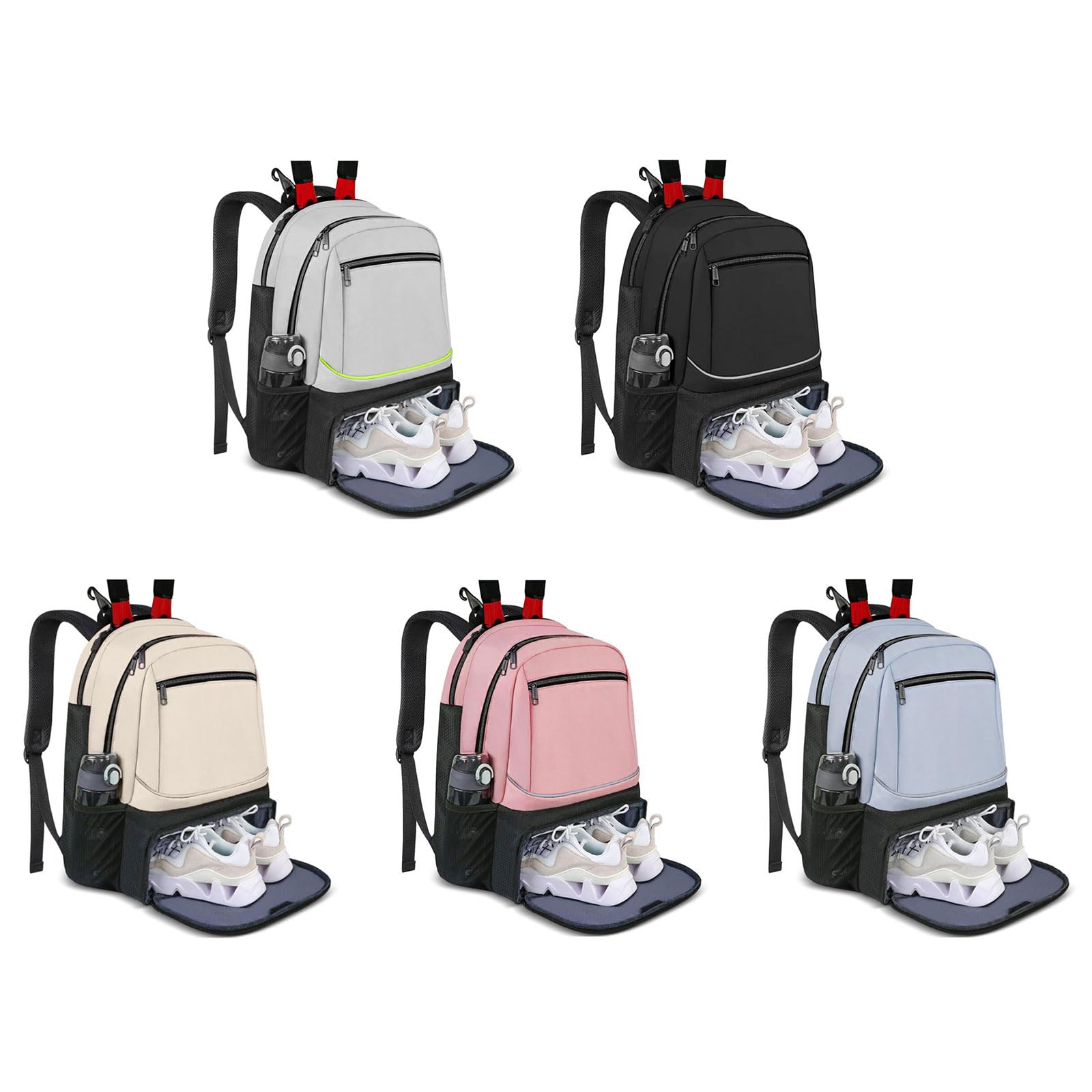 Zaino portatile per racchette da squash, badminton, racchette da tennis, borse sportive regolabili