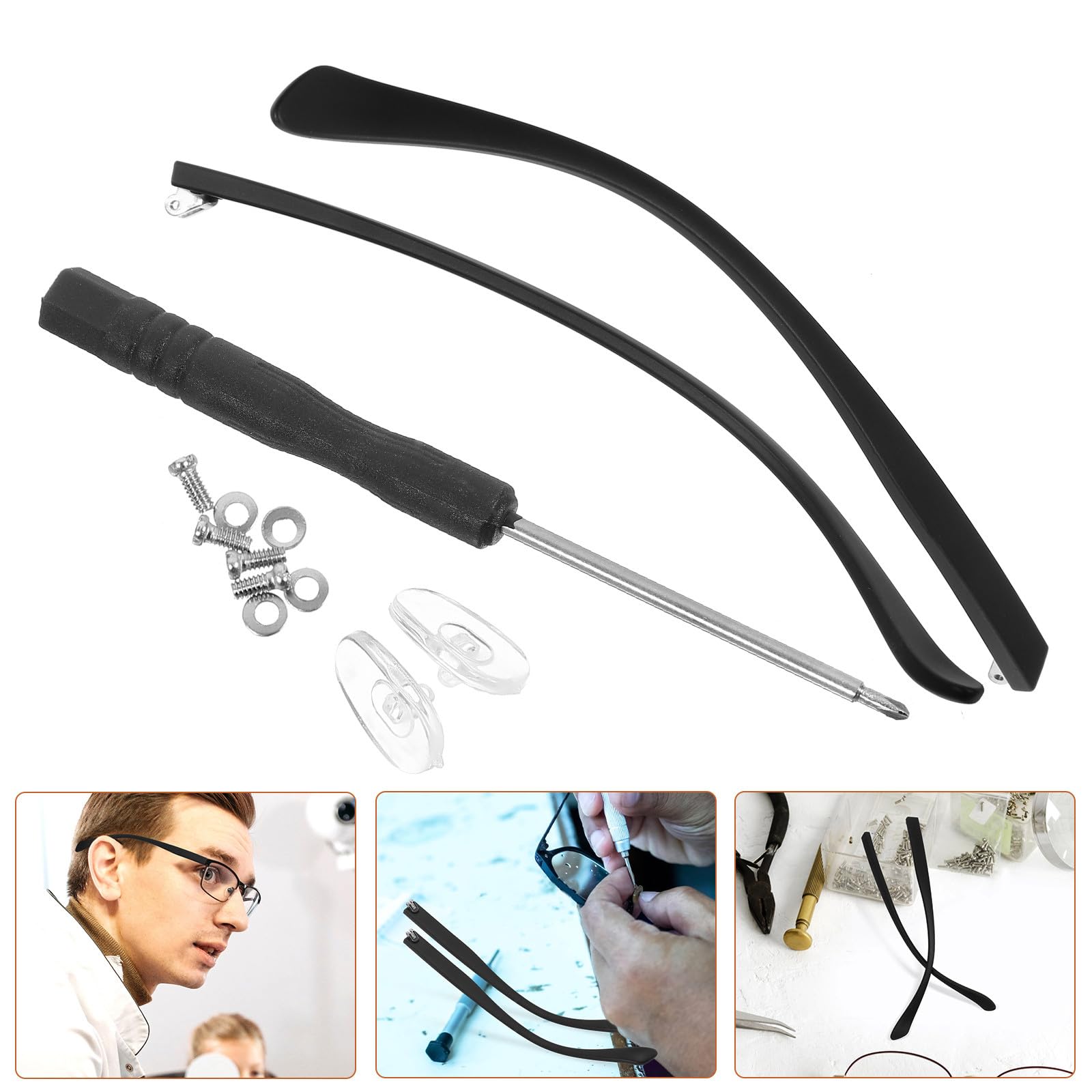Patillas de Gafas de 8 MM de Ancho, Repuesto Flexible para Gafas de Sol, Ideales para Uso Prolongado y Reemplazo Sencillo — view 8