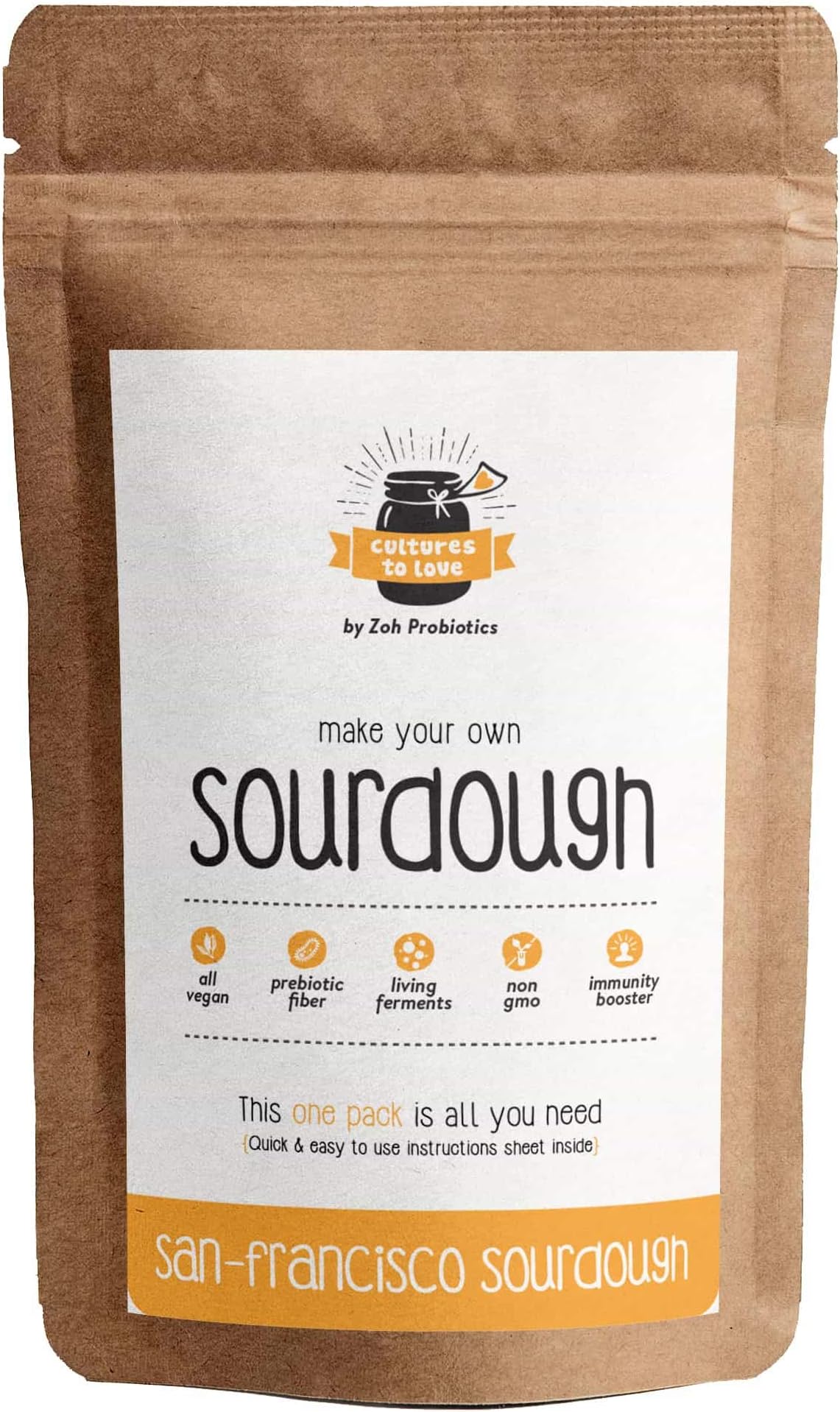 Cultures to Love by Zoh - San Francisco Sourdough Starter