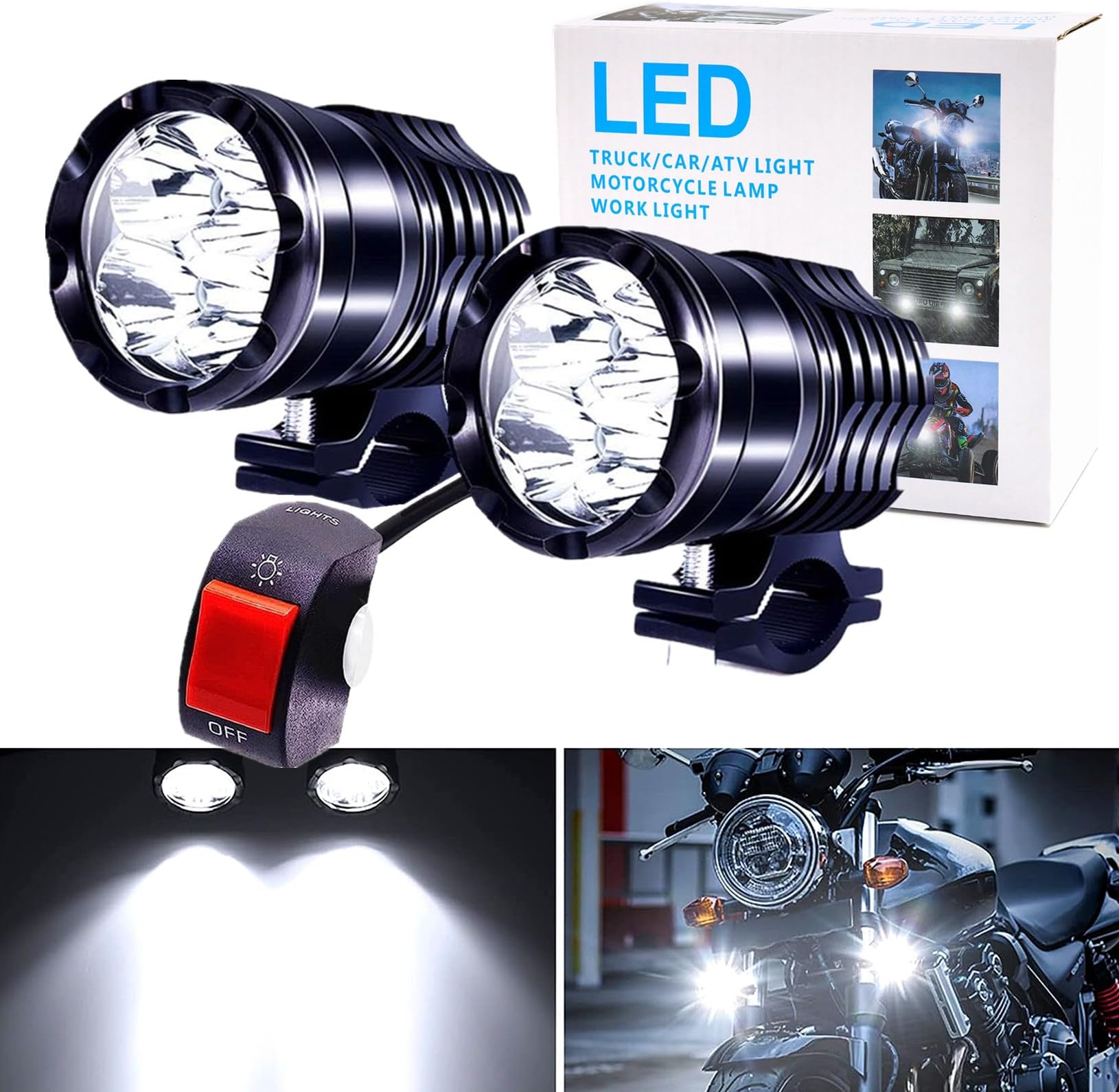 >>40W Spotlight Pair with Switch
