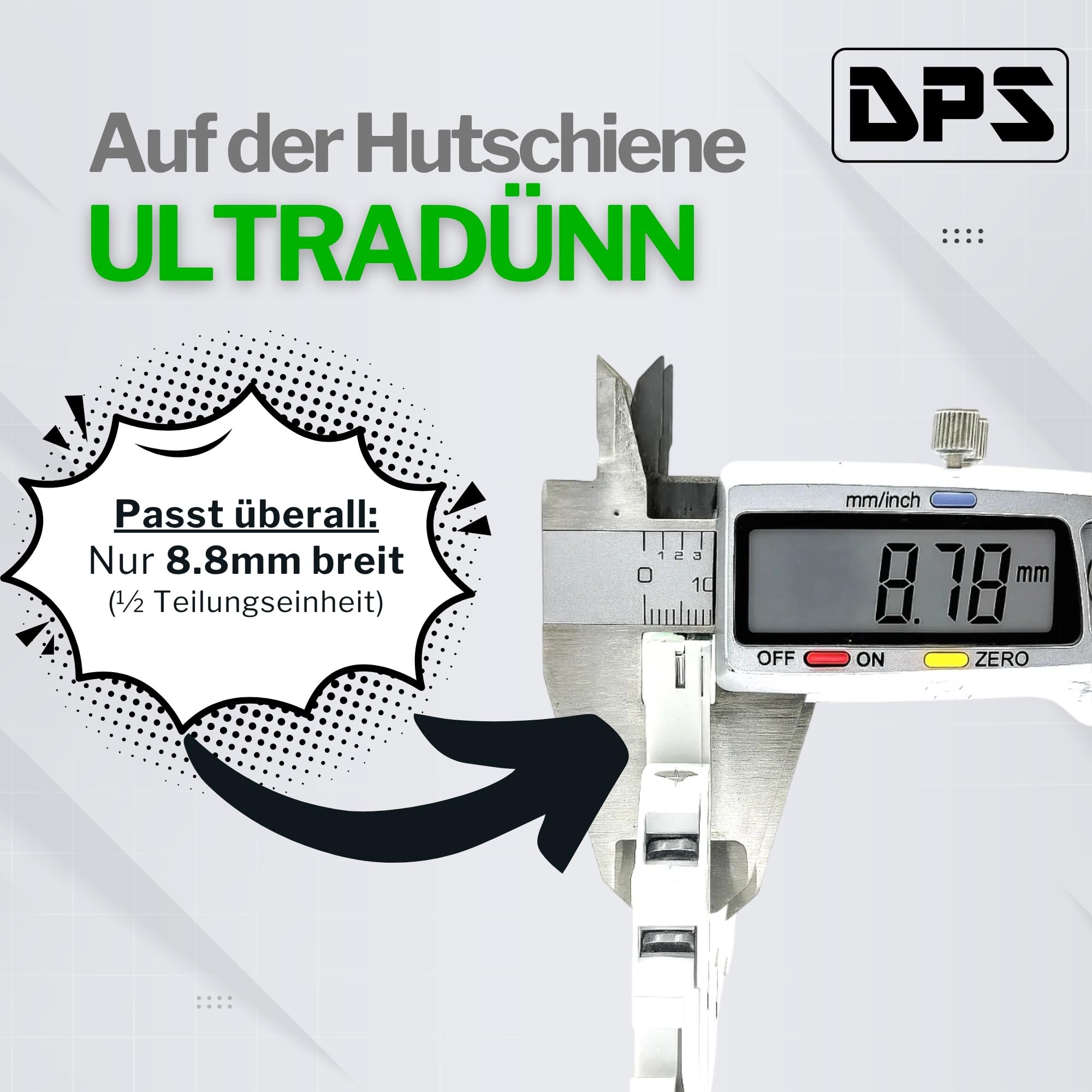 DPS - Convertitore DC 12Vout 1A 48Vin DIN Rail ultra sottile 8,8 mm Buck Step Down (DCC4812)
