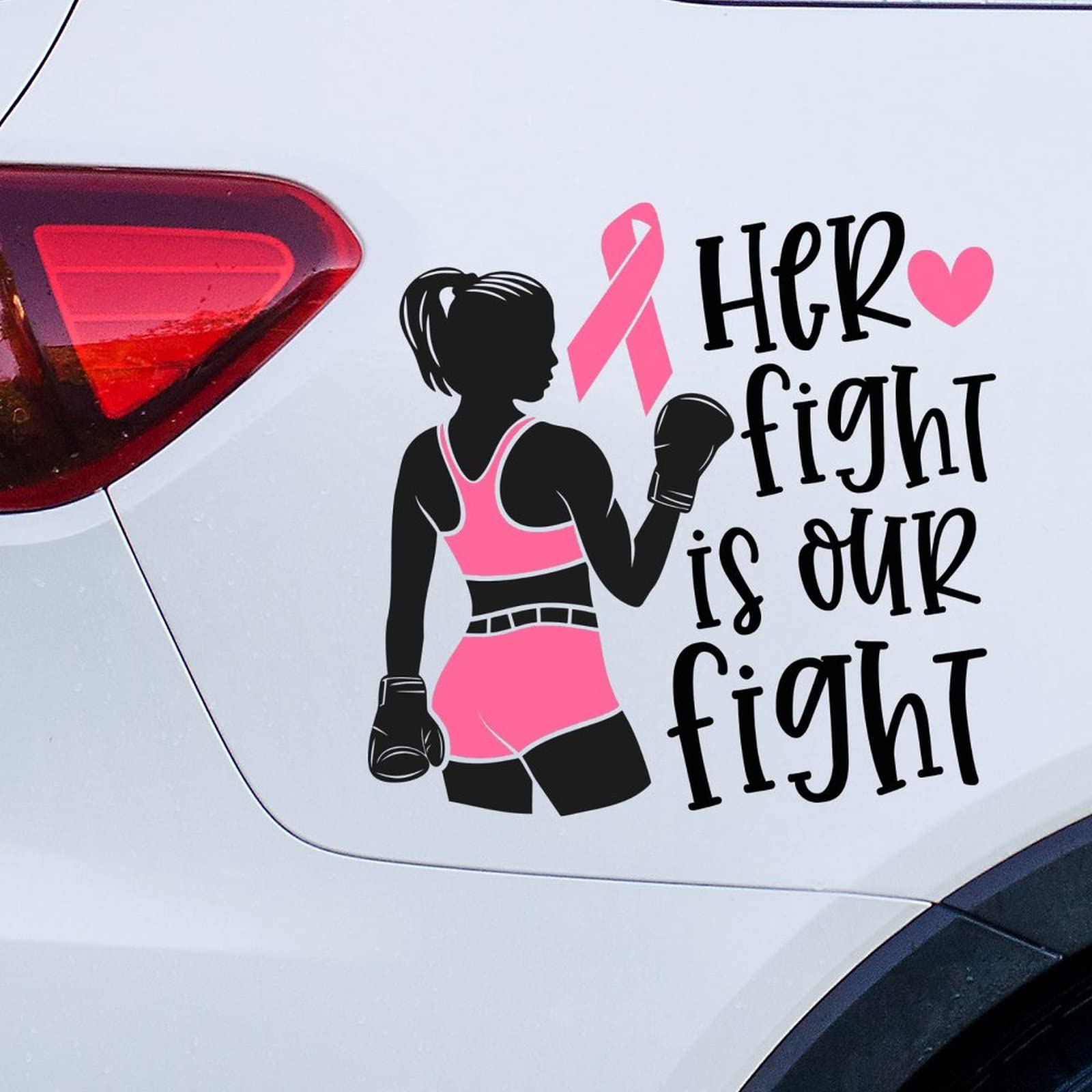 Breast Cancer Awareness Sticker - We Can Do It 5" Vinyl Decal For Car Laptop
