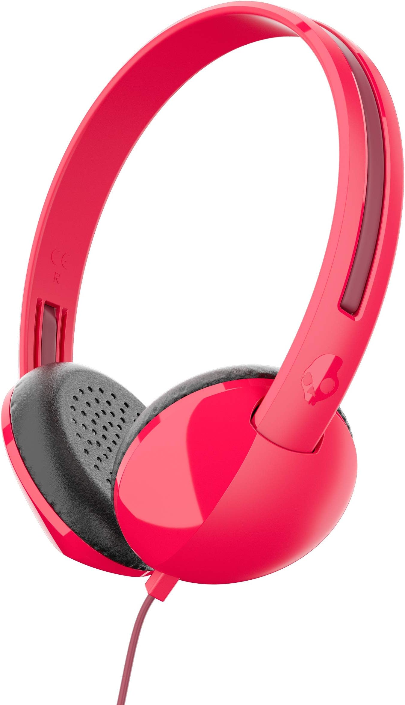 Skullcandy Stim On-Ear Headphones with Built-In Microphone and Remote, Supreme Sound Balanced Audio, Lightweight Design for Comfortable Fit, Red