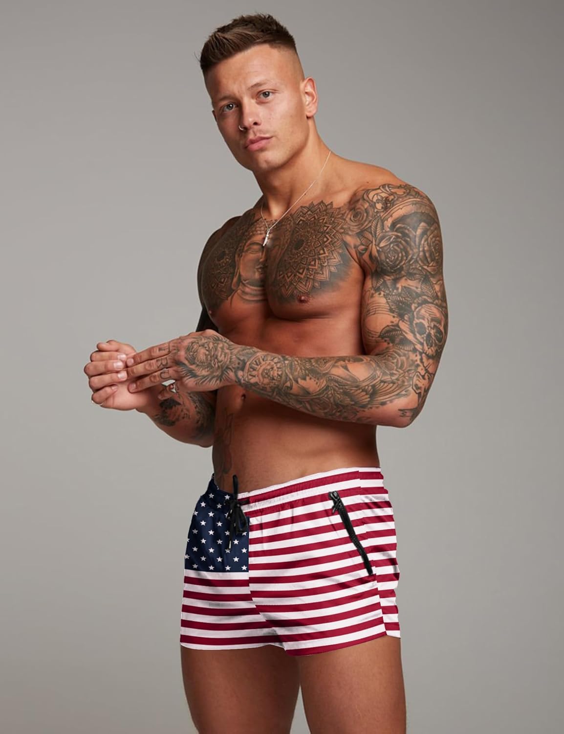 COOFANDY Men's Swim Trunk Quick Dry Swimwear Mesh Lining Bathing Suit Swimsuit Board Beach Sport Short - Image 2