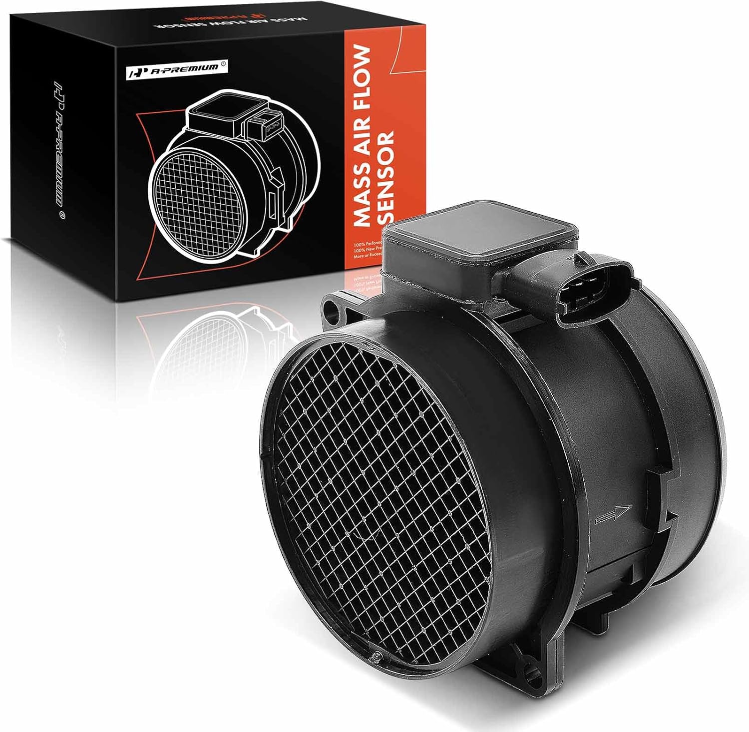 A-Premium Mass Air Flow Sensor Meter [4-Pins] Compatible with Cadillac SRX 2004-2006, STS 2005-2006, V8 4.6L, Replace# 12567377