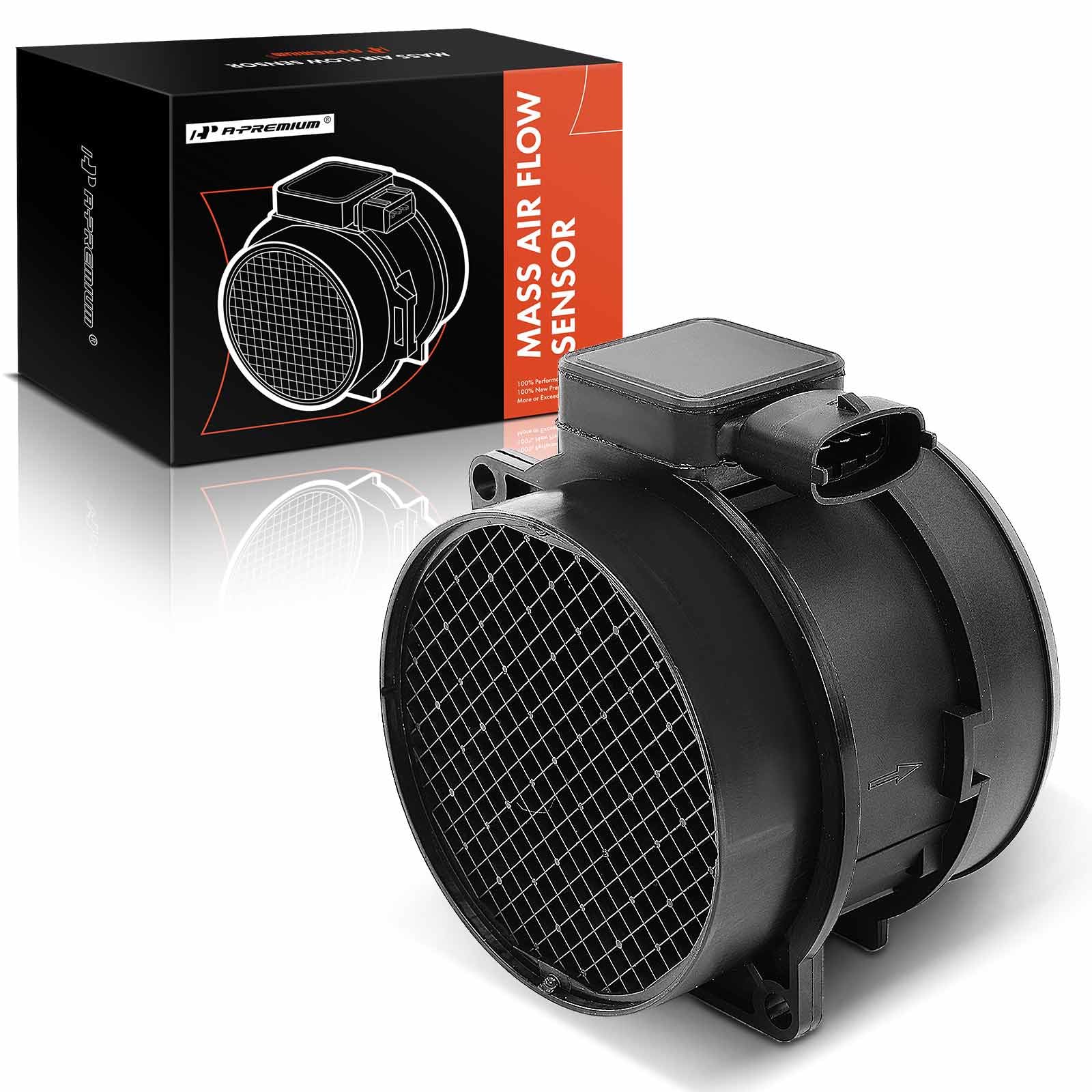 Photo 1 of A-Premium Mass Air Flow Sensor Meter [4-Pins] Compatible with Cadillac SRX 2004-2006, STS 2005-2006, V8 4.6L, Replace# 7410109, 12567377