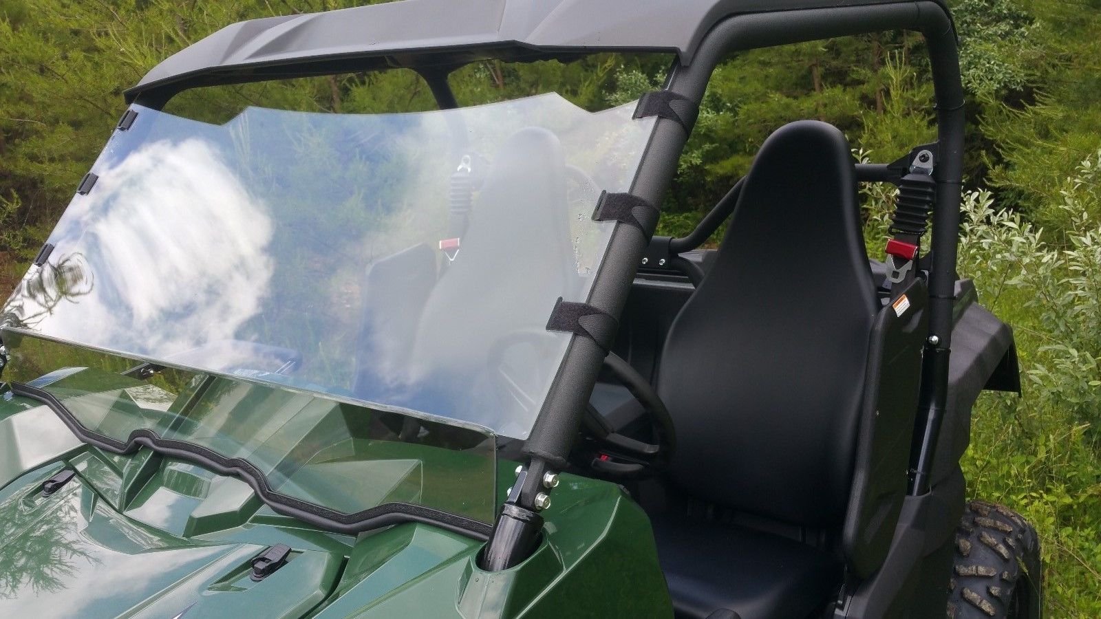 Amazon.com: Yamaha Wolverine,R SPEC Full Front Clear Windshield