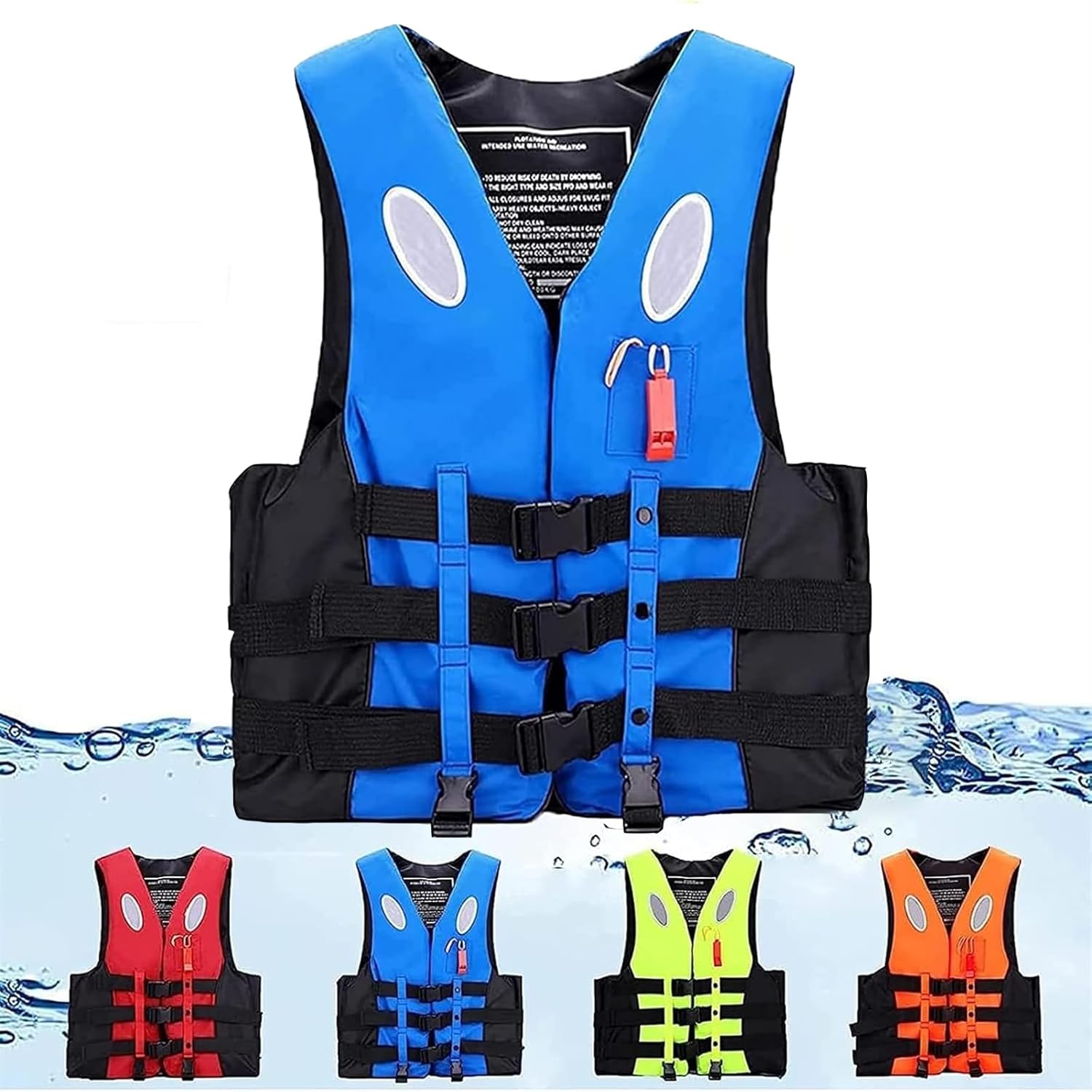 Lifevest for Adults,High Buoyancy Reflective Floating Vest