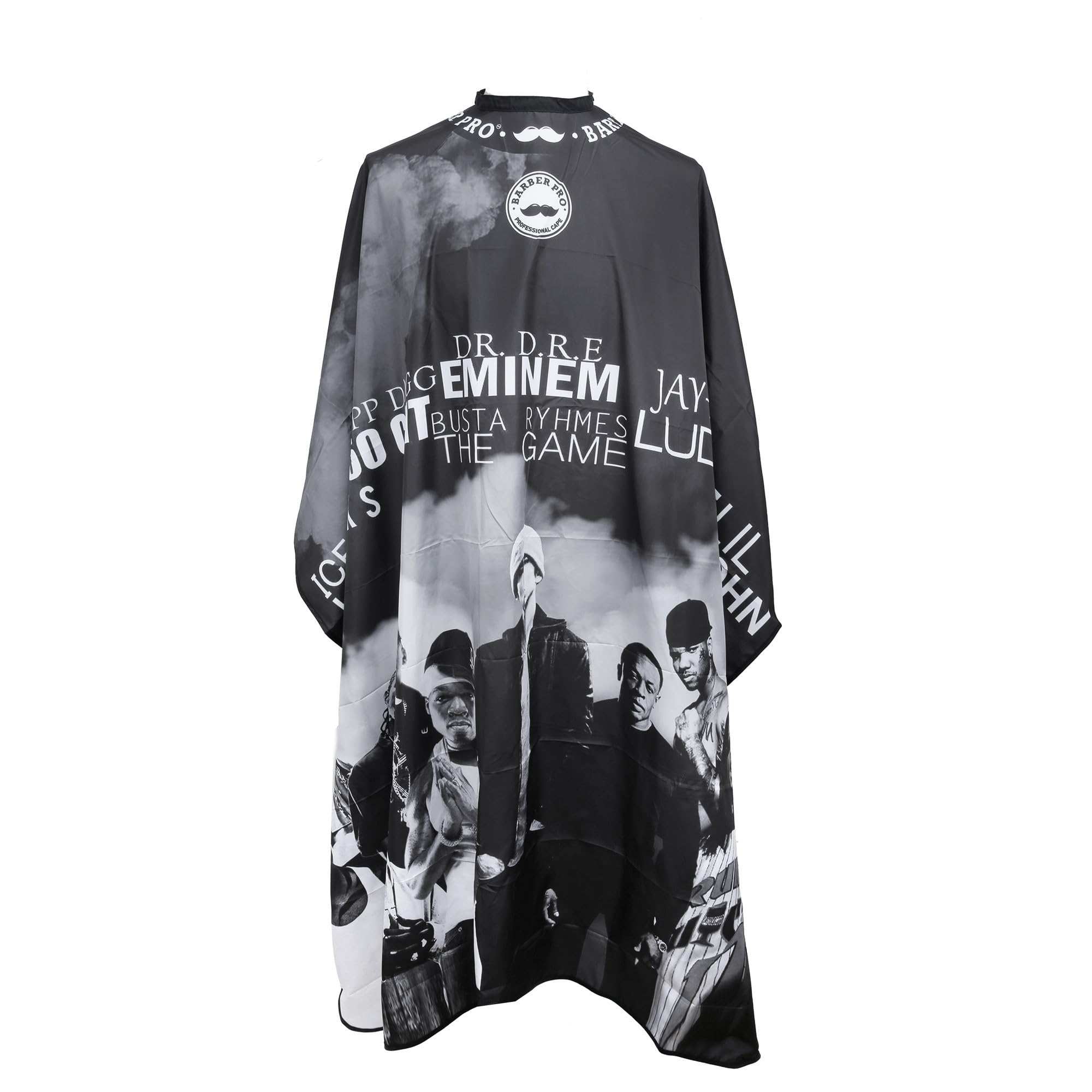 Barber Cape for Men Waterproof Salon Cape with Snap Closure Professional Cutting Cape Size:65" x 57"