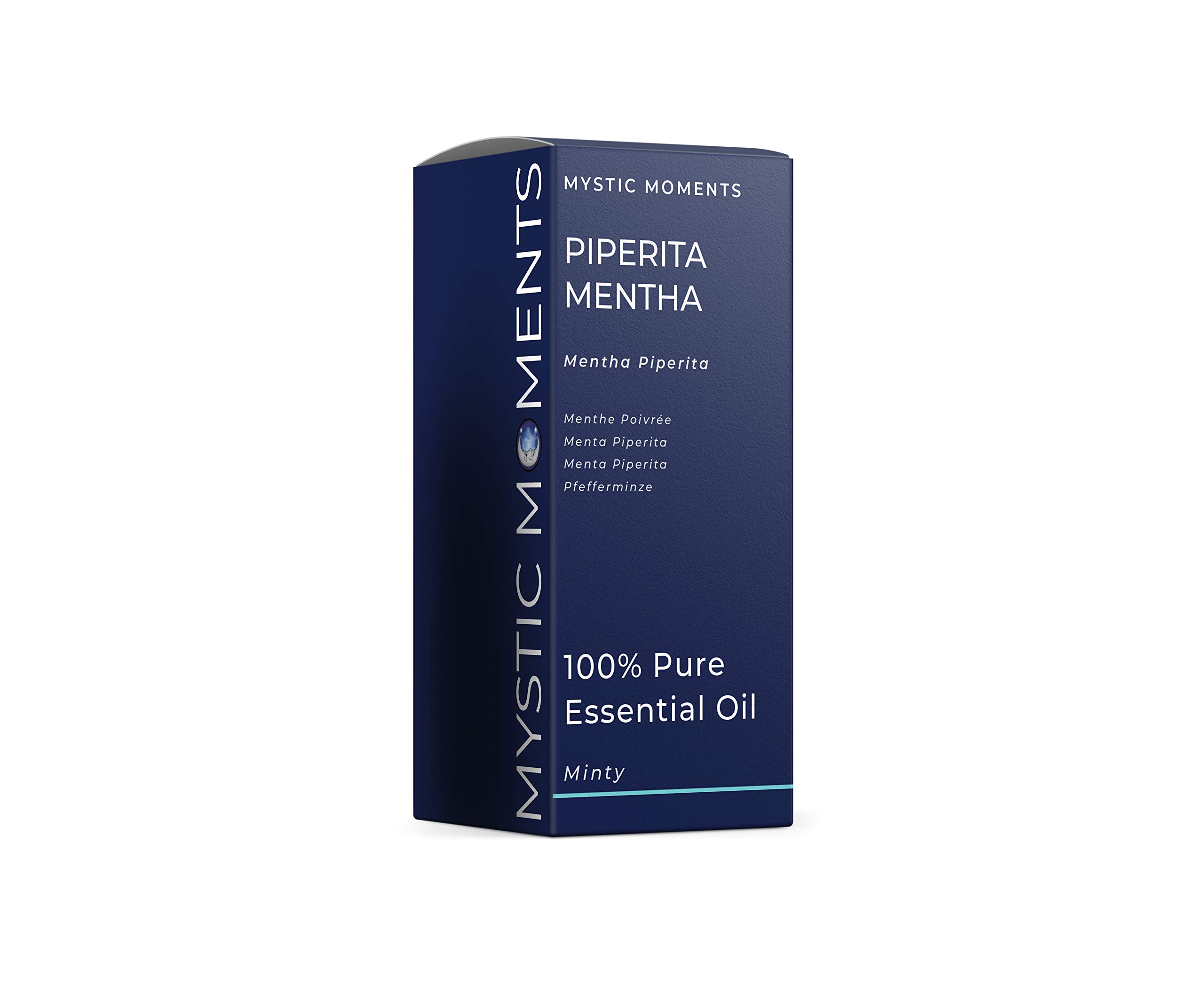 Mystic Moments | PIPERITA MENTHA Olio essenziale 100 ml - olio puro e naturale per diffusori, aromaterapia e massaggio miscele senza OGM vegano