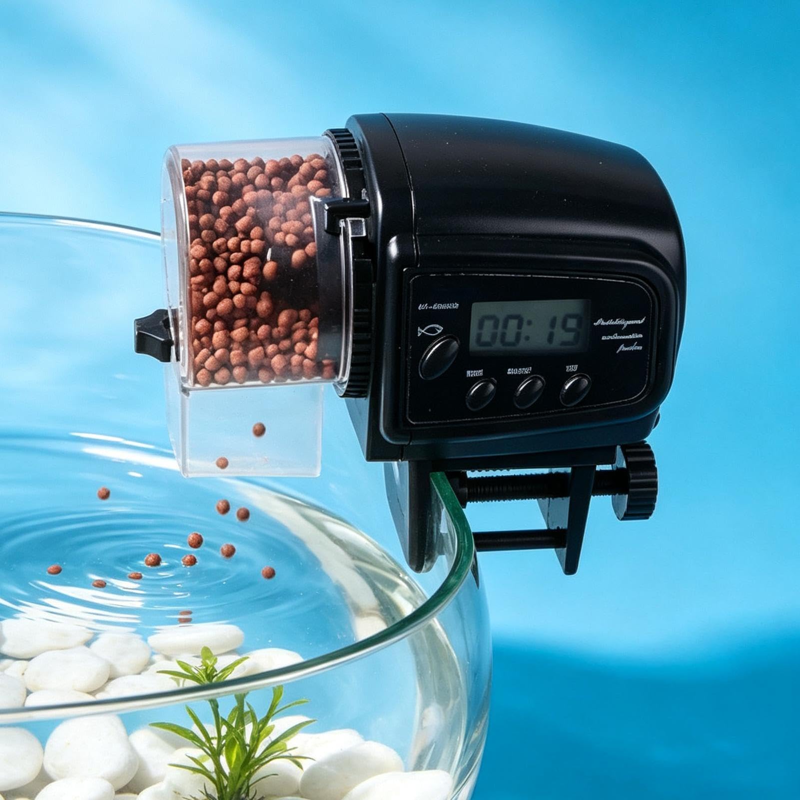 Alimentatore automatico 'acquario - erogatore temporizzato