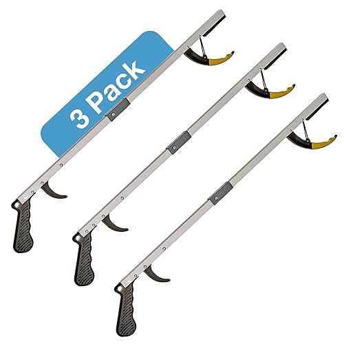 Miniatura 13 de Sammons Preston Pinza para agarrar objetos a distancia, de 26 y 32 pulgadas. Herramientas livianas, de mango largo, extensibles, para agarrar 26.0