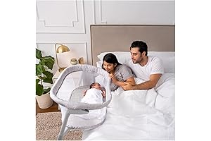 Halo Bassinet Essentia - Adjustable Travel Bassinet for Safe and Cozy Sleep