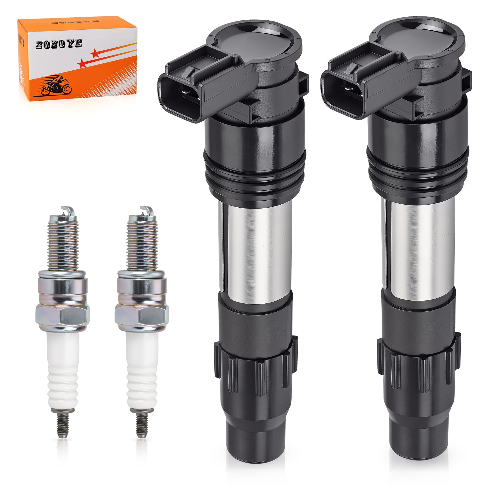 Amazon.com: 2Pcs Ignition Coils & Iridium Spark Plugs For